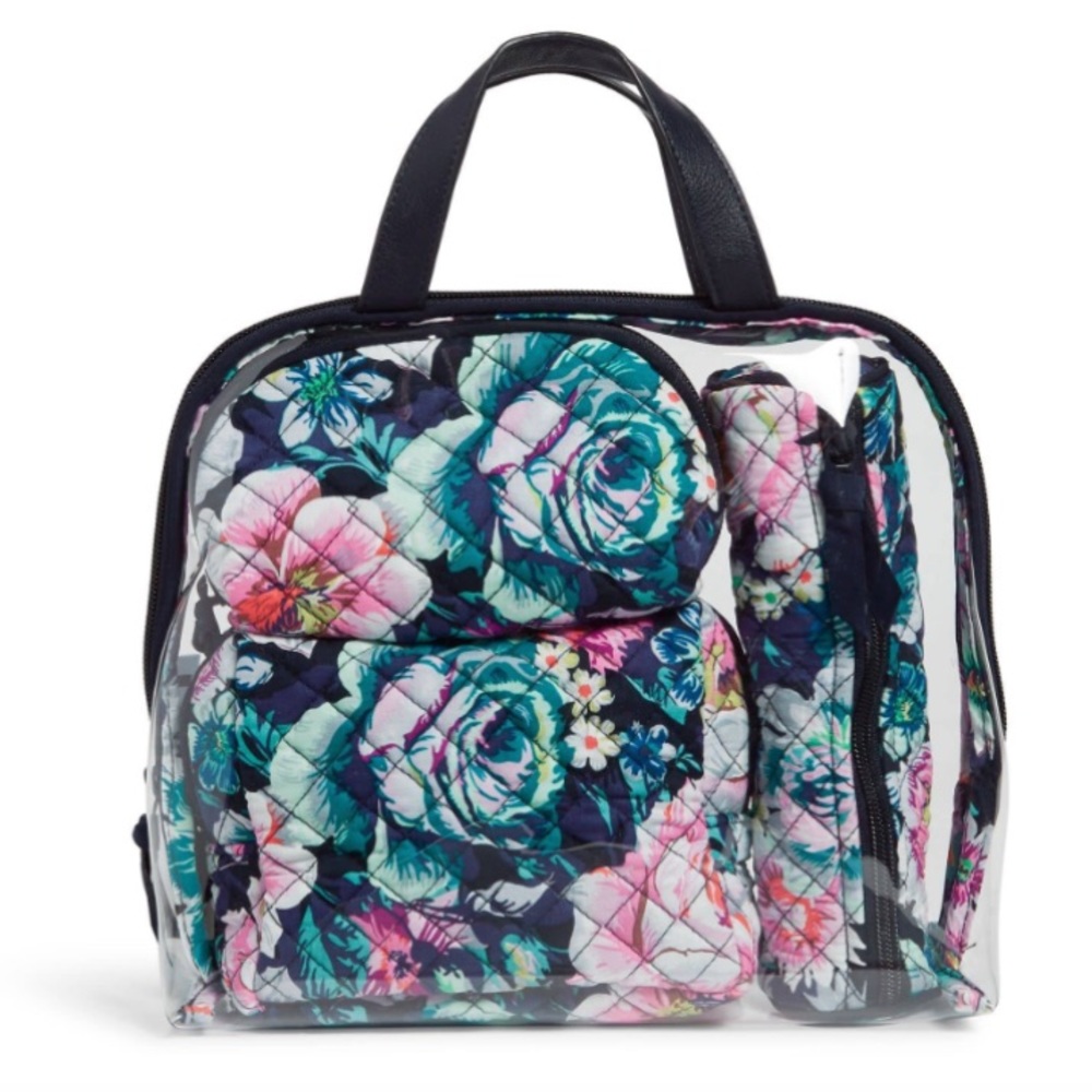 Vera Bradley 4 Pc. Cosmetic Bag Set - Garden Grove